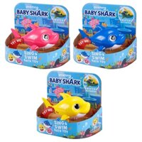 Robo Alive Junior Baby Shark Battery-Powered Sing and Swim Bath Toy by ZURU Đồ Chơi Cá MậP Robo Alive Cho Bé