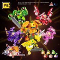 Robo trái cây
Mô hình kết hợp mecha kho báu trái cây chiến đấu
đồ chơi khối xây dựng của bé trai