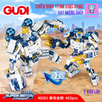 Robot 2 kiểu lắp : đồ chơi lắp ghép, lắp ráp , mô hình nhân vật, đồ chơi thông minh decor mẹ và bé