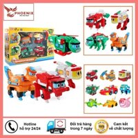 Robot biến hình GOGO Dino combo 4 chiếc đồ chơi bé ưu chuộng