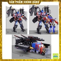 Robot biến hình ôtô Transformer cao 40cm mẫu Optimus Prime Biến hình xe vũ khi- Món quà cho bé yêu