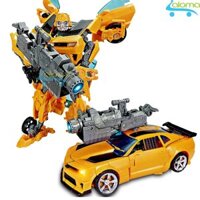 Robot đồ chơi lắp ráp mô hình, đồ chơi lego nhân vật Bumble Bee size 20cm