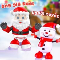 Robot đồ chơi Noel người tuyết nhảy múa dancer cho bé chơi giảm stress, đồ chơi giáng sinh cho bé