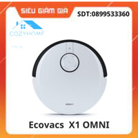 Robot Ecovacs Deebot X1 OMNI - Robot hút bụi lau nhà tự động giặt khăn, tự đổ rác, khử khuẩn cao cấp