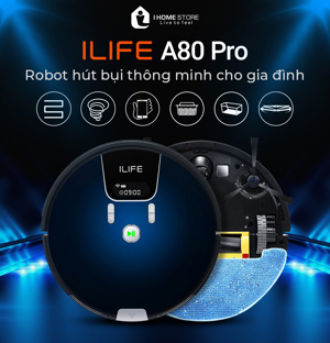 Robot Hút Bụi Ilife A80 Pro