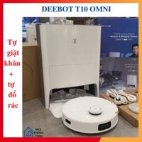 Robot Hút Bụi Lau Nhà DEEBOT T10 OMNI - Robot tự động giặt khăn, tự động đổ rác , mới ra mắt 2022