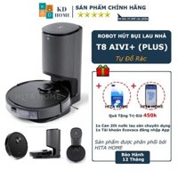 Robot Hút Bụi Lau Nhà ECOVACS DEEBOT T8 AIVI Plus - Tự Đổ Rác Khi Về Sạc - Robot hut bui Hàng New