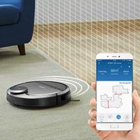 Robot hút bụi lau nhà Ecovacs deebot De53 APP Ecovacs home, lưu bản đồ, tường ảo siêu thông minh
