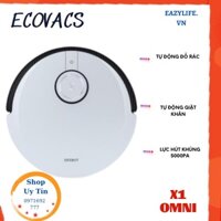 Robot Hút Bụi Lau Nhà Ecovacs Deebot X1 Omni - Robot đầu tiên tự động giặt khăn, tự động đổ rác .