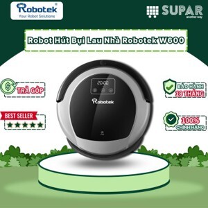 Robot hút bụi lau nhà Robotek W600