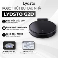 Robot hut bụi lau nhà thông minh Lydsto G2D lực hút 3000Pa diện tích hoạt động 200m2 - Hàng chính hãng - Đen