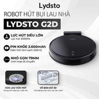 Robot hut bụi lau nhà thông minh Lydsto G2D lực hút 3000Pa diện tích hoạt động 200m2 - Hàng chính hãng - Trắng