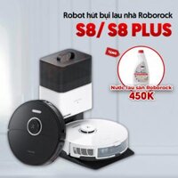 Robot hút bụi lau nhà thông minh Roborock S8/ Roborock S8 Plus – Chổi lăn kép, lực hút mạnh mẽ 5200 Pa