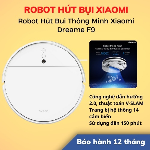 Robot hút bụi lau nhà Xiaomi Dreame F9