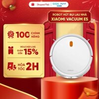 Robot Hút Bụi Lau Nhà Xiaomi Vacuum E5 - Lực hút 2000Pa, 150m2 - Ba Cấp Độ Hút Giúp Làm Sạch Sâu Lông, Tóc, Bụi Bẩn