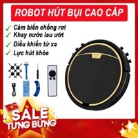 Robot hút bụi lau nhà.Robot hut bui lau nha.Robot hút bụi.HÚT-LAU-QUÉT.Công suất cao.Lực hút mạnh.Cảm ứng thông minh.