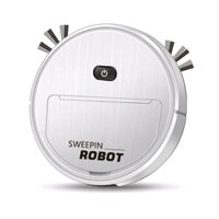 Robot Hút Bụi Mini Lau Nhà Cảm Biến Thông Minh SWEEPIN K235 - Máy Hút Bụi Tự Động Quét Sàn Làm Sạch Nhà Cửa Dây Sạc USB