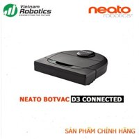 Robot hút bụi Neato D3 Connected - Phiên bản quốc tế - Bảo hành 24 tháng - Thiết kế chữ D độc đáo - Chuyên quét hút bụi