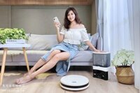 Robot hút bụi tự động đổ rác giá rẻ mi-lux inxni X1