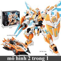 Robot lắp ghép Siêu nhân lắp ráp, đồ chơi bé trai, bé gái Chiến binh Robot Tranformer Biến hình 2 trong 1 Loại