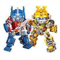 Robot lắp ghép Siêu nhân lắp ráp, đồ chơi bé trai, bé gái - Robot biến hình - Transformer OPTIMUS PRIDE 478 Chi tiết