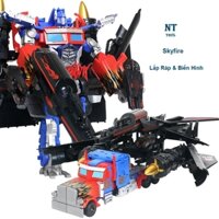 Robot lắp ráp biến hình kết hợp giữa Skyfire Vest Optimus Prime Battle Armor Robot(Cỡ lớn)