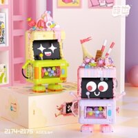 Robot người máy game thùng máy điện tử Đồ chơi lắp ráp xếp hình quà tặng bé trai gái trẻ em
