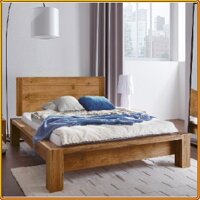 Robot Oak - Mặt Gỗ - Nệm 1m4 x 2m : Giường Ngủ Gỗ Sồi