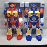Rôbot siêu nhân anh hùng chiến đấu loại to có nhạc có đèn- tặng pin