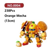 ✨Robot Trái Cây Đồ Chơi Lắp Ráp Mô Hình 238Chi Tiết JAKI Mecha Lắp Ghép Xếp Hình