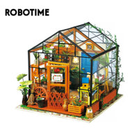 Robotime nhà búp bê tự làm bằng gỗ Rolife Cathy's Flower House DIY Miniature House DG104 Quà tặng ý nghĩa