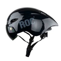 ROC R16 Đen Bóng-Nón xe đạp đẳng cấp cho biker có tặng kèm tai mèo