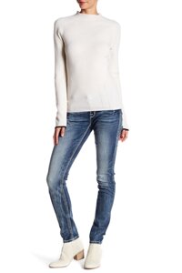 Rock Revival - Womens Betty ES406 Rhinestone Skinny Leg Jeans Denim