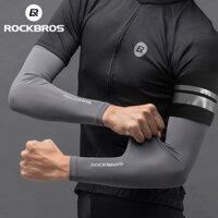 Rockbros Găng Cánh Tay Chống Nắng Bằng Lụa Lạnh Thoáng Khí Phong Cách Thể Thao Thời Trang Mùa Hè Cho Nam