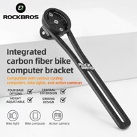 Rockbros Giá Đỡ Đồng Hồ Đo Tốc Độ Xe Đạp 13G Bằng Sợi carbon Siêu Bền Tiện Dụng Cho xoss igpsport garmin