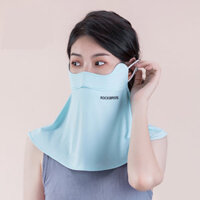 ROCKBROS Sunscreen Mask Cycling Ice Silk Scarf Full Face Magic Headscarf Men Women Motorcycle Face Cover