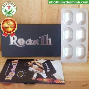 Viên uống Tăng cường sinh lực nam giới Rocket 1h - Hộp 6 viên
