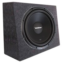 Rockford Fosgate R1S4-12 12" 300 Watt 4-Ohm SVC Subwoofer + Sealed Box