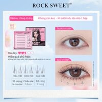 Rocksweet Little flame Lower Lashes Tinh tế giống như ngọn lửa lông mi giả không keo làm cho đôi mắt của bạn sống động và mở rộng nhẹ nhàng hơn