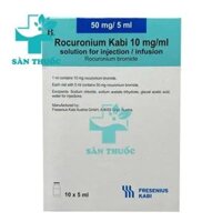 Rocuronium Kabi 50mg/5ml - Thuốc gây mê toàn thân của Áo