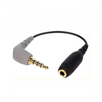 RODE SC4 3.5mm TRS Female to 3.5mm Right-Angle TRRS Male Adapter Cable for Smartphones