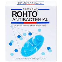 Rohto Antibacterial trị lẹo mắt, viêm kết mạc nhiễm khuẩn (13ml)