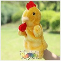 Rối bàn tay hình các con vật - hình con gà trống