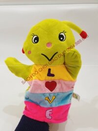 Rối bàn tay hình con ong kể chuyện chị ong, bướm... cho bé mầm non