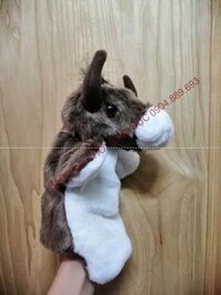 Rối bàn tay hình con Trâu - Kể chuyện mầm non tương tác cùng con