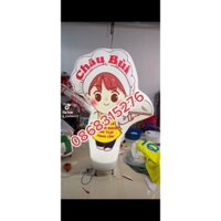Rối hơi vẫy tay quảng cáo quán lẩu cao cấp