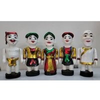 Rối nước gỗ dân gian truyền thống - Tích TẤM CÁM - Cao 30cm