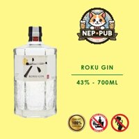 ROKU GIN 700ML dòng gin chất lượng của Nhật