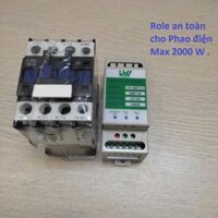Rơle an toàn cho phao điện máy bơm nước chuyển nguồn thành 12V chính hãng LW-SRF11A