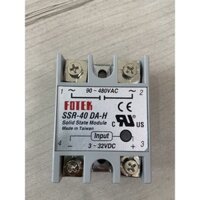 Rơle Bán Dẫn FOTEK SSR-40DA-H